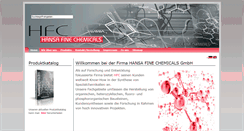 Desktop Screenshot of hfc-chemicals.com